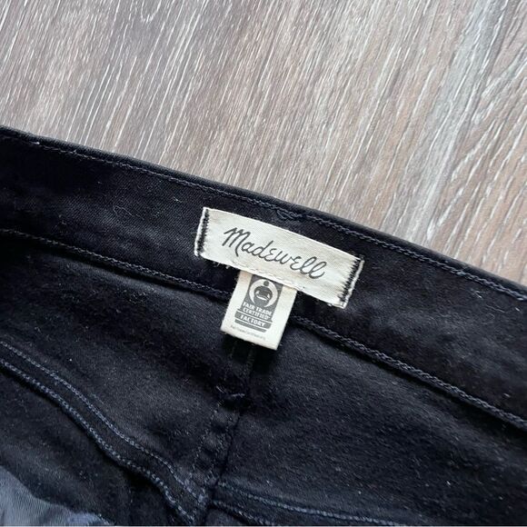 Madewell black skinny jeans mid rise exposed‎ button fly women’s size 28 - Picture 6 of 9